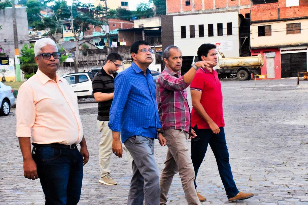Camacã: Secretário do Estado da Bahia visita as obras de reforma do Ginásio de Esportes